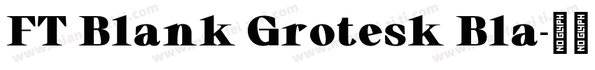 FT Blank Grotesk Bla字体转换